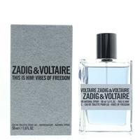 Zadig & Voltaire This Is Him! Vibes Of Freedom Eau De Toilette 50ml Spray