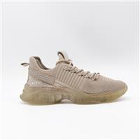 Steve Madden Women's Sneakers Beige Lace Up Trainers Ladies Casual Footwear UK 9