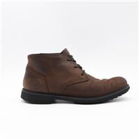 Timberland Men's Chukka Boots Brown Leather Lace Up Casual Ankle Shoes - UK 8