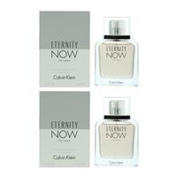 Calvin Klein Eternity Now For Men Eau de Toilette 50ml Spray Men's - For Him X 2 - 50 ml Regular Size