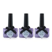 Ciate Helter-Skelter Paint Pots 13.5ml Nail Polish Purple Glitter New x 3