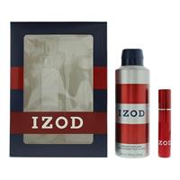 Izod Red Eau De Toilette 15ml + Body Spray 200ml Gift Set For Him