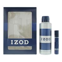 Izod Blue Eau De Toilette 15ml + Body Spray 200ml Gift Set For Him