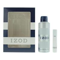 Izod White Eau De Toilette 15ml + Body Spray 200ml Gift set For Him
