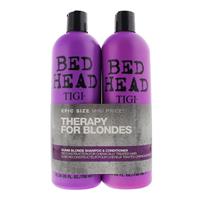 TIGI Dumb Blonde Shampoo 750ml & Conditioner 750ml Duo Set For Her