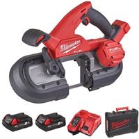 Milwaukee M18FBS85-201C 18V Compact Band Saw 2 x 2Ah Batteries, Charger and Case