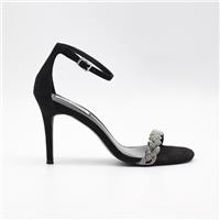 Steve Madden Womens Heels Black Size UK 7 Suede Dress Footwear