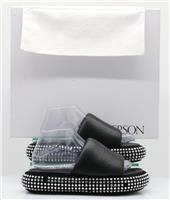 JW ANDERSON CRYSTAL BUMPER WOMENS PLATFORM SANDAL UK 4 EU 37 BLACK RRP £779 JA