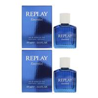 Replay Essential For Him Eau De Toilette 50ml x 2