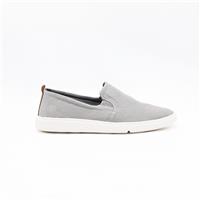 Timberland Mens Slip-Ons Grey Size UK 9 Canvas Casual Footwear