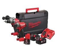 Milwaukee M18ONEPP2A-523X 18v ONEKEY Cordless Drill & Impact Driver Set