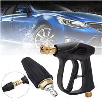 M22 High Pressure Washer Spray Trigger Gun Jet Car Wash Rotating Turbo Nozzle UK