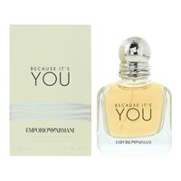 Emporio Armani Because It's You Eau de Parfum 50ml Spray Women's - NEW. EDP