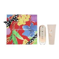 Carolina Herrera 212 Vip Rose EDP 80ml + Body Lotion 100ml Gift Set for Her