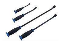 US Pro 4pc Pry Bar Set with Protective Handle Guard 210 to 570mm CR-V Crow Jemmy