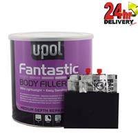 UPOL FANTASTIC POLYESTER CAR BODY FILLER 3LTR - WITH BPO HARDENER + SPREADER