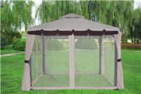 3x3M Aluminium Luxury Gazebo Pavilion Canopy Sun Shade Marquee Garden Party Tent