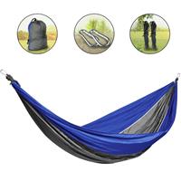 Outdoor Parachute Nylon Fabric Hammock Two Person Travel Camping Swing Hang Bed