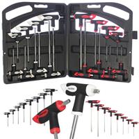 Screwdriver Set T Bar Hex Key Torx Star Allen Metric Ball Double Ended Security