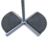 2pcs Heavy Duty Garden Cantilever Parasol Base Weights Umbrella Concrete Stand