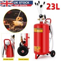 5 Gallon 23L Portable Air Pneumatic Waste Oil Garage Fluid Extractor Drain Tank