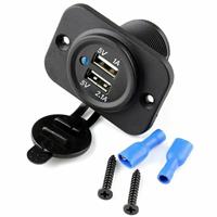 12V Car Cigarette Lighter Socket Dual USB Power Adapter Charger Plug Splitter UK