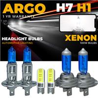 H1 H7 Super White Xenon Headlight Bulbs 100w 501 499 Upgrade Hid Car 477 12v 4x