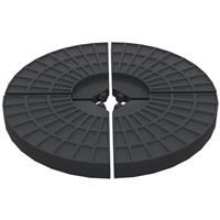 Outsunny 4PC Umbrella Base Sun Parasol Stand Holder Weight Sand Water Filled