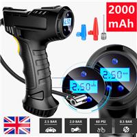 Cordless 12V Electric Car Tyre Inflator Pump Portable Tire Air Compressor Pump