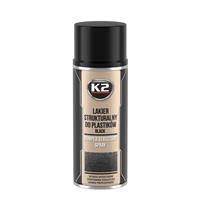 K2 BUMPER STRUCTURE SPRAY BLACK STRUCTURAL PAINT FOR PLASTICS FAST DRYING