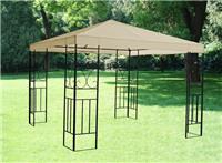 3x3M Metal Gazebo Pavilion Garden Marquee Tent Canopy Sun Shade Shelter Greenbay
