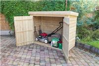 Forest Pent Large Wooden Garden Outdoor Bike Mower Store Pressure Treated