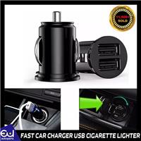FAST CAR CHARGER 2 USB CIGARETTE LIGHTER SOCKET PORT ADAPTER FOR IPHONE SAMSUNG