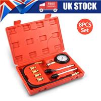 New Petrol Engine Cylinder Pressure Tester Car Compression Gauge Test Kit