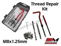 Motamec Tools M8 x 1.25mm Thread Repair Re thread insert Kit 25pc Box Set Metric