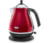 De'Longhi KBOM3001R Jug Kettle Micalite Stylish Gloss Red Rapid Boil