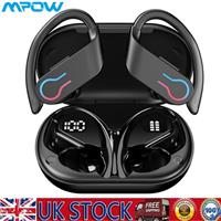 MPOW Bluetooth TWS Earbuds Wireless Headphones Sport Ear Hook Stereo Earphones