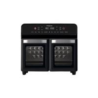 HYSapientia HYS-AFO-05B Dual Zone Air Fryer Oven With Rotisserie 2400w 22L Black