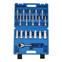 Shock Absorber Tool Kit 18pcs Suspension Strut Nut Removal Top Mount Tool 1/2''