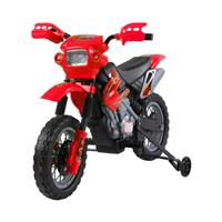 HOMCOM 6V Kids Electric Motorbike Motorcycle Ride On for 3-6 Years Red