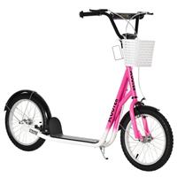 HOMCOM Kids Kick Scooter Teen Ride On Adjustable Children Scooter with Brakes