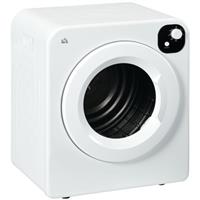 HOMCOM 6kg Vented Tumble Dryer with 7 Dry Programmers for Small Spaces White