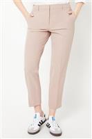 Dorothy Perkins Womens Cropped Trousers Stone Breathable Woven Regular Fit