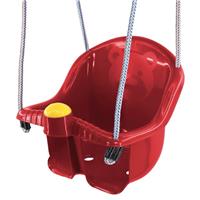 Kids Safety Safe Red Swing Seat with Adjustable Garden Rope for Toddler