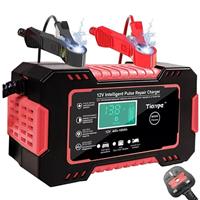 Smart Car Battery Charger 12V 6A Intelligent Automatic Pulse Repair AGM GEL EFB