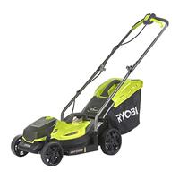 Ryobi Lawnmower Cordless 18V 5.0Ah RLM18X33B50B Rotary Folding Handles 33cm 35L