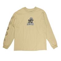 VANS Beige Graphic Long Sleeve T-Shirt Men's UK Size M