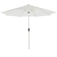 Garden Parasol Umbrella Bright White Outdoor Standing Water Repellent 2.5m