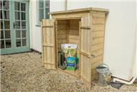 Forest 3'6 x 2' Garden Store Wood Shiplap Pent Outdoor Patio Tool Storage