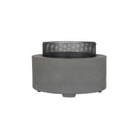 La Hacienda Firepit Wood Log Burner Outdoor Heater Oval Steel Grey 500 x 400mm